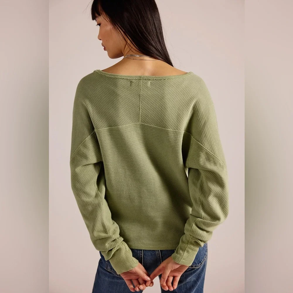 NWT! Free People We The Free Jess Long Sleeve Sz XS - Picture 2 of 3